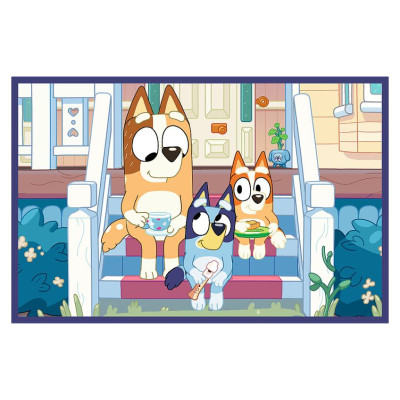 Trefl BLUEY Pužļu komplekts Jautrā Bluey, 2x24 gab., 2 x 24 gab.