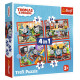 Trefl THOMAS & FRIENDS Pužļu komplekts 4 in 1 Tomass