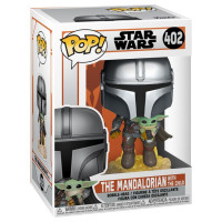 Funko POP! Vinila figūriņa: Star Wars: The Mandalorian ar lidojošu mugursomu