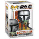 Funko POP! Vinila figūriņa: Star Wars: The Mandalorian ar lidojošu mugursomu