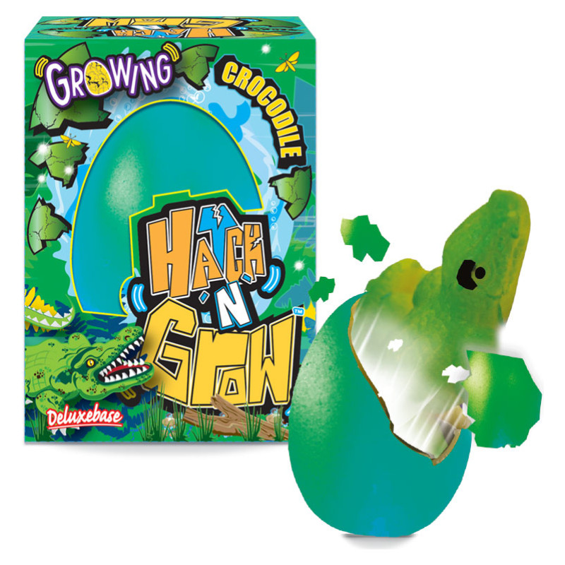 Deluxebase Mini Hatch &acute;N&acute; Grow, Krokodils