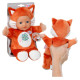 Baby Born Lelle mazuļiem Funny Fox, 26 cm