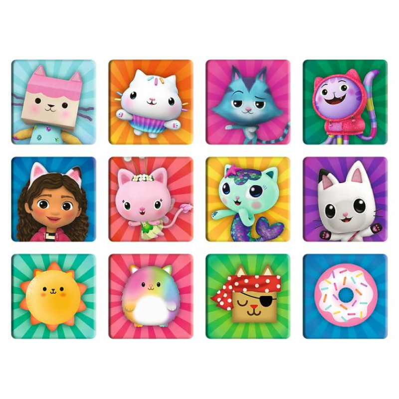 Trefl GABBY&acute;S DOLLHOUSE Puzles komplekts 30 gab + 48 gab + 24 memo