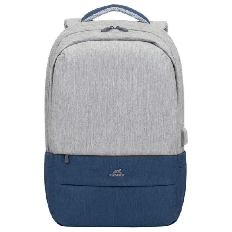 Rivacase NB BACKPACK ANTI-THEFT 17.3"/7567 GREY/DARK BLUE RIVACASE