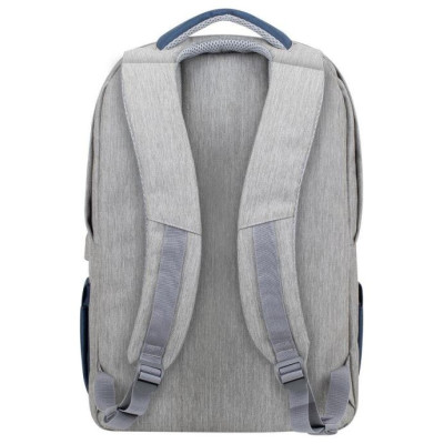 Rivacase NB BACKPACK ANTI-THEFT 17.3"/7567 GREY/DARK BLUE RIVACASE
