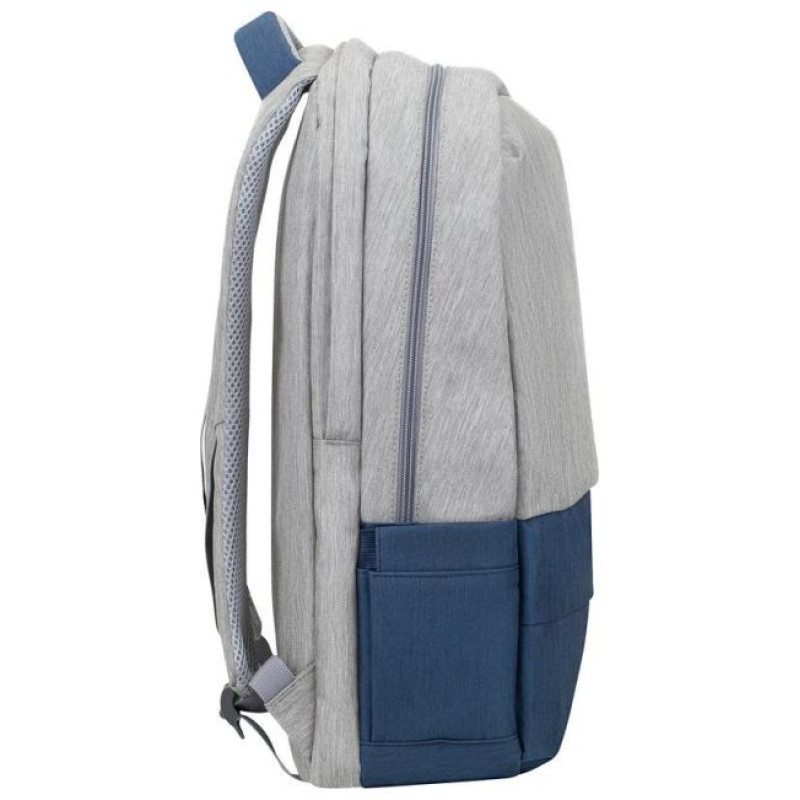 Rivacase NB BACKPACK ANTI-THEFT 17.3"/7567 GREY/DARK BLUE RIVACASE