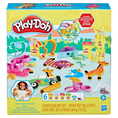 Play-Doh Rotaļu komplekts Savvaļas dzīvnieki