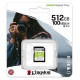 Kingston MEMORY SDXC 512GB C10/SDS2/512GB KINGSTON