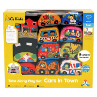 K’s Kids Mazuļu rotaļu paklājiņš Automašīnas pilsētā