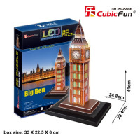 Cubic Fun CUBICFUN LED 3D puzle Big Ben