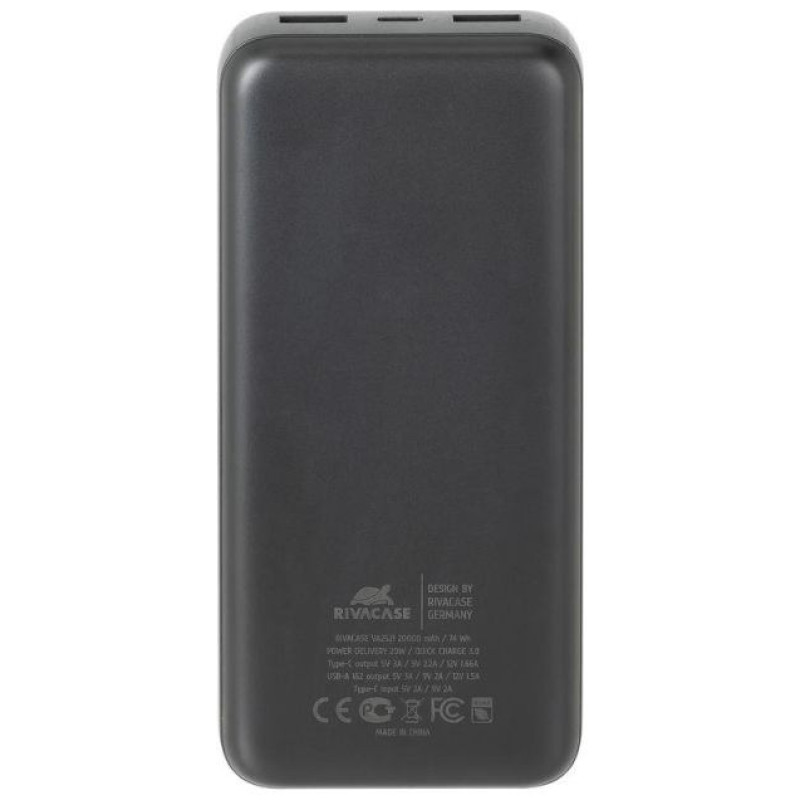 Rivacase POWER BANK USB 20000MAH/VA2521 RIVACASE