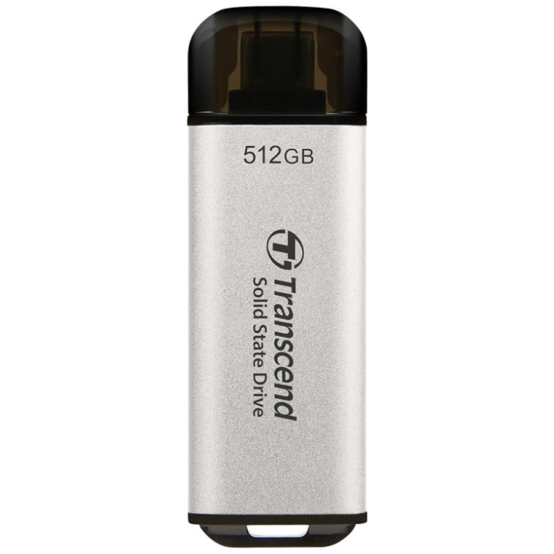 Transcend External SSD|TRANSCEND|ESD300|512GB|USB-C|Write speed 950 MBytes/sec|Read speed 1500 MBytes/sec|TS512GESD300S