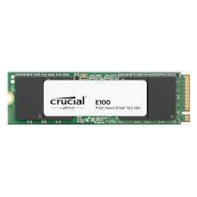 Crucial SSD|CRUCIAL|E100|1TB|M.2|PCIe Gen4|NVMe|3D NAND|Write speed 3000 MBytes/sec|Read speed 5000 MBytes/sec|CT1000E100SSD8