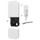 Mikrotik Wireless Router|MIKROTIK|Router|3000 Mbps|Wi-Fi 6|IEEE 802.11a|IEEE 802.11n|IEEE 802.11ac|IEEE 802.11ax|2x10/100/1000M|WAPG-5HAXD2HAXD