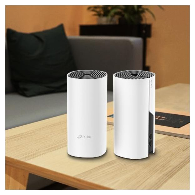 Tp-Link Wireless Router|TP-LINK|Wireless Router|2-pack|1200 Mbps|Mesh|DHCP|DECOM4(2-PACK)