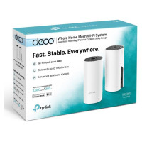 Tp-Link Wireless Router|TP-LINK|Wireless Router|2-pack|1200 Mbps|Mesh|DHCP|DECOM4(2-PACK)