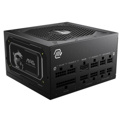 MSI Power Supply|MSI|MAG A750GL PCIE5 II|750 Watts|Efficiency 80 PLUS GOLD|PFC Active|MAGA750GLPCIE5II