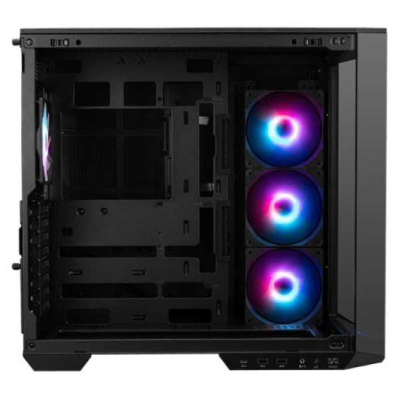 MSI Case|MSI|MAG PANO 100R PZ|MidiTower|Case product features Transparent panel|ATX|MicroATX|MiniITX|Colour Black|MAGPANO100RPZ