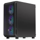 Endorfy Case|ENDORFY|Arx 500 ARGB|MidiTower|Case product features Transparent panel|Not included|ATX|MicroATX|MiniITX|Colour Black|EY2A011