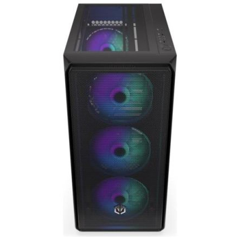 Endorfy Case|ENDORFY|Arx 500 ARGB|MidiTower|Case product features Transparent panel|Not included|ATX|MicroATX|MiniITX|Colour Black|EY2A011