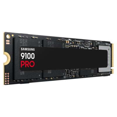 Samsung SSD|SAMSUNG|9100 PRO|1TB|M.2|PCIe Gen5|NVMe|TLC|Write speed 13300 MBytes/sec|Read speed 14700 MBytes/sec|2.38mm|TBW 600 TB|MZ-VAP1T0BW