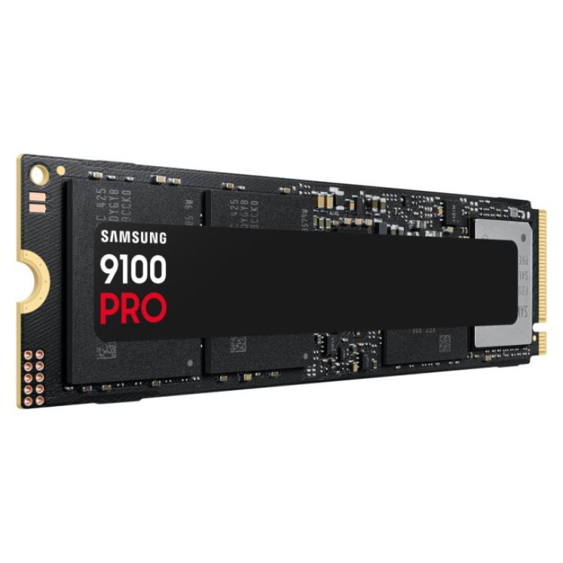 Samsung SSD|SAMSUNG|9100 PRO|1TB|M.2|PCIe Gen5|NVMe|TLC|Write speed 13300 MBytes/sec|Read speed 14700 MBytes/sec|2.38mm|TBW 600 TB|MZ-VAP1T0BW