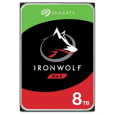 Seagate HDD|SEAGATE|IronWolf|8TB|SATA 3.0|256 MB|7200 rpm|Discs/Heads 5/10|3,5"|ST8000VN004