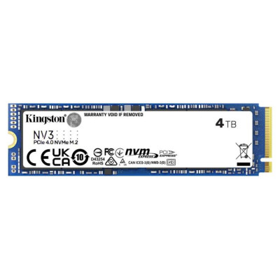 Kingston SSD 4TB NV3 M.2 2280 PCIe 4.0 NVMe SSD