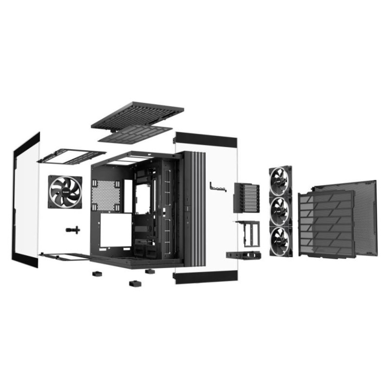Be Quiet Case|BE QUIET|LIGHT BASE 900 FX|Tower|Case product features Transparent panel|ATX|EATX|MicroATX|MiniITX|XL-ATX|Colour Black|BGW71