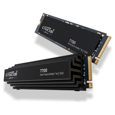 Crucial SSD|CRUCIAL|T700|2TB|M.2|PCIe Gen5|NVMe|TLC|Write speed 11800 MBytes/sec|Read speed 12400 MBytes/sec|TBW 1200 TB|CT2000T700SSD5