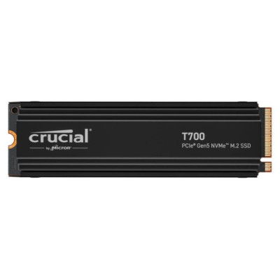 Crucial SSD|CRUCIAL|T700|2TB|M.2|PCIe Gen5|NVMe|TLC|Write speed 11800 MBytes/sec|Read speed 12400 MBytes/sec|TBW 1200 TB|CT2000T700SSD5