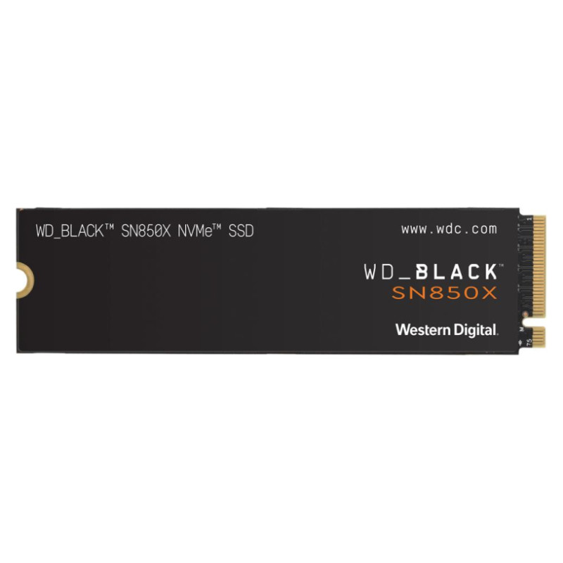 Western Digital SSD|WESTERN DIGITAL|Black SN850X|4TB|M.2|PCIE|NVMe|Write speed 6600 MBytes/sec|Read speed 7300 MBytes/sec|2.38mm|TBW 2400 TB|WDS400T2X0E
