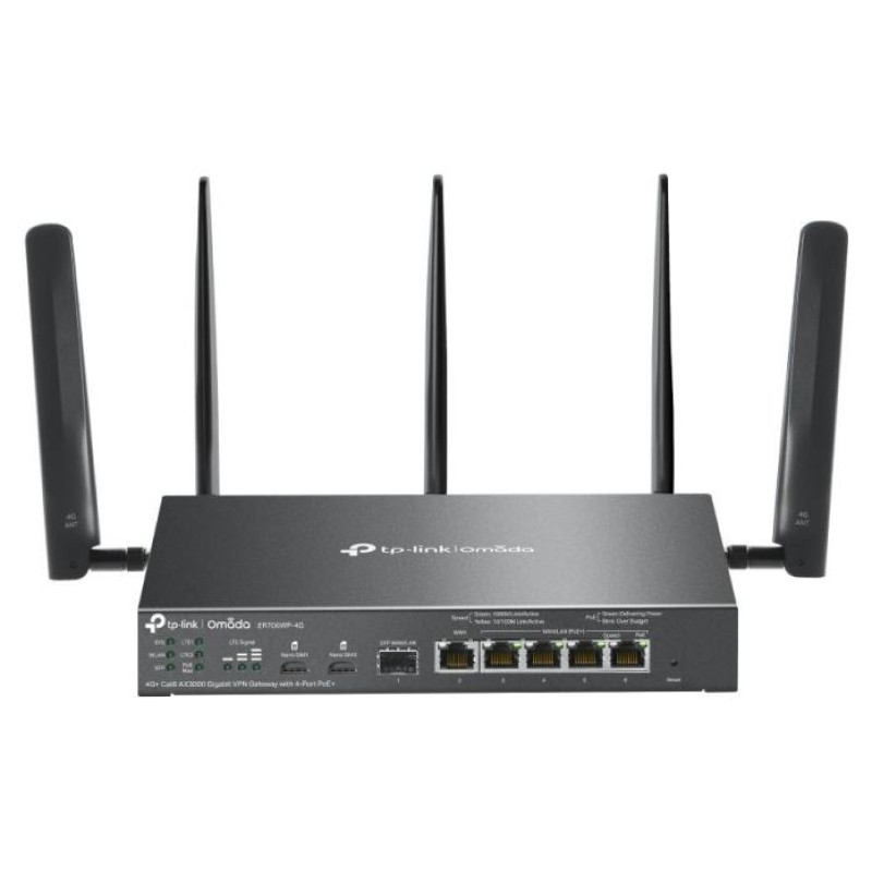 Tp-Link NET ROUTER 1000M 6PORT VPN/OMADA 4G+ ER706WP-4G TP-LINK
