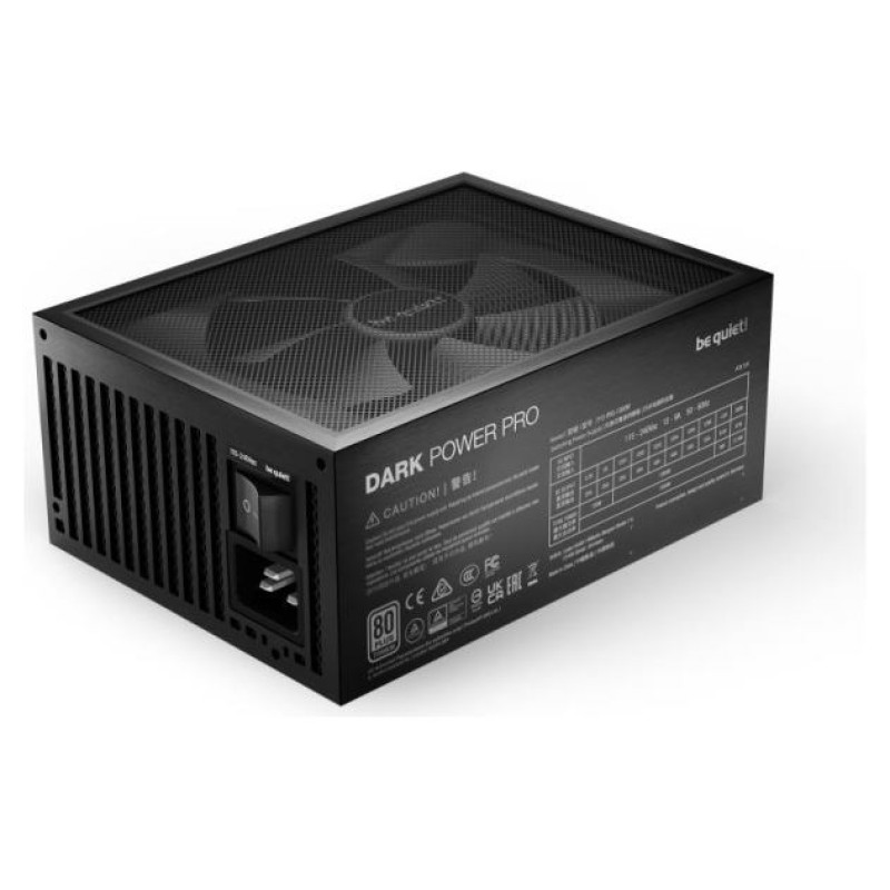 Be Quiet Power Supply|BE QUIET|1300 Watts|Peak Power 1400 Watts|Efficiency 80 PLUS TITANIUM|PFC Active|MTBF 100000 hours|BN331