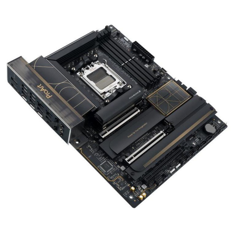 Asus Mainboard|ASUS|AMD X870E|SAM5|ATX|Memory DDR5|Memory slots 4|3xPCI-Express 4.0 16x|2xPCI-Express 5.0 16x|4xM.2|1xHDMI|1xDisplayPort|1xUSB 2.0|7xUSB 3.2|3xUSB-C|1xRJ45|3xAudio port|PROARTX870E-CREATORWIFI