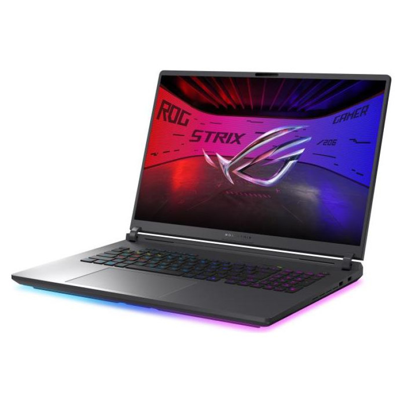 Asus Notebook|ASUS|ROG Strix|G18 (2025)|G815LW-S9106W|CPU  Core Ultra|U9-275HX|2700 MHz|18"|2560x1600|RAM 16GB|DDR5|5600 MHz|SSD 1TB|NVIDIA GeForce RTX 5080|16GB|ENG|Windows 11 Home|Eclipse Grey|3.2 kg|90NR0LC1-M004Z0