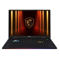 MSI Notebook|MSI|Raider|A18HX A9WIG|CPU  Ryzen 9|9955HX3D|2500 MHz|18"|3840x2400|RAM 64GB|DDR5|5600 MHz|SSD 2TB|NVIDIA GeForce RTX 5080|16GB|ENG|Card Reader SD Express|Windows 11 Home|Black|3.6 kg|RAIDERA18HXA9WIG-011NL