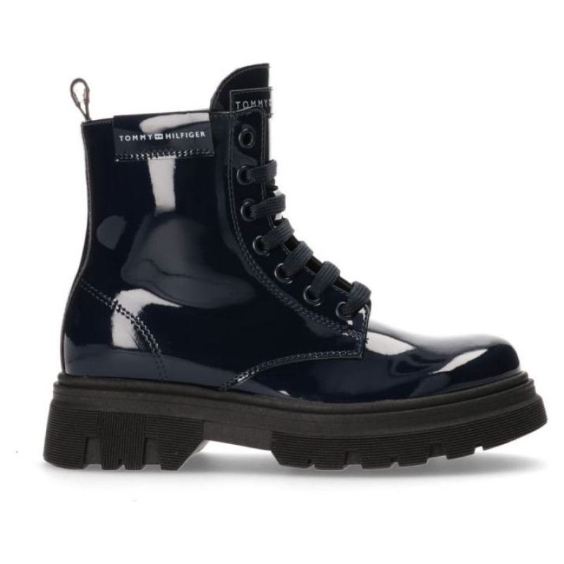 Tommy Hilfiger Lace Up Bootie Blue W T4A5-33040-0775800-800 (37)