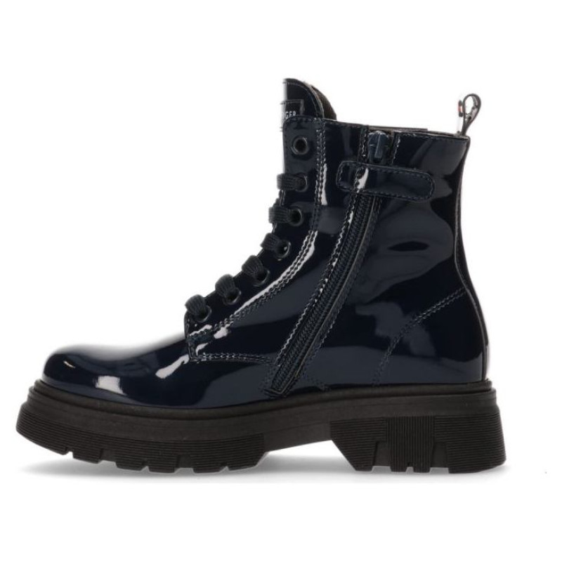 Tommy Hilfiger Lace Up Bootie Blue W T4A5-33040-0775800-800 (37)