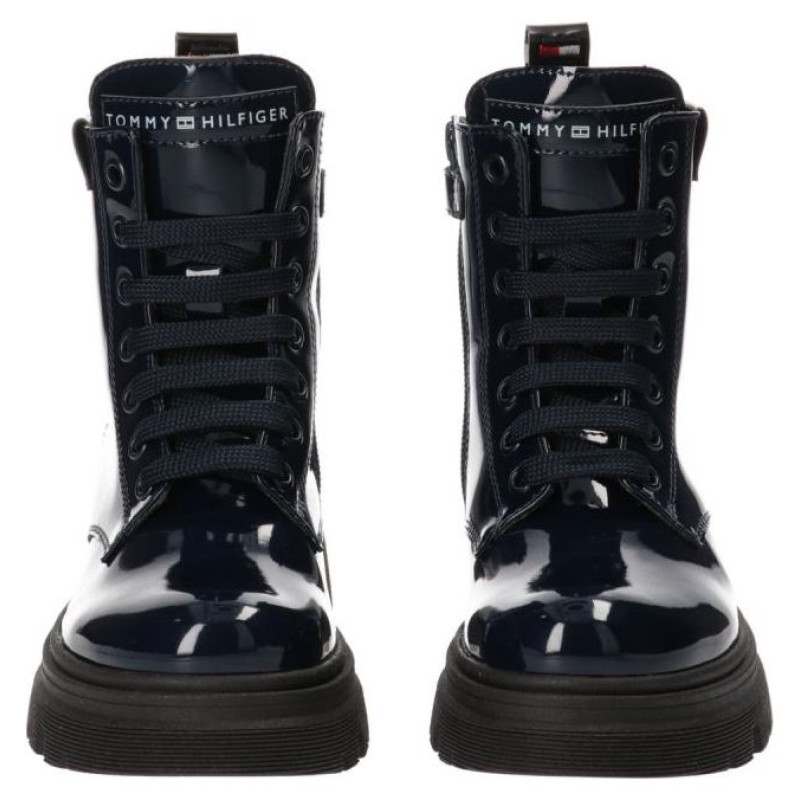 Tommy Hilfiger Lace Up Bootie Blue W T4A5-33040-0775800-800 (37)