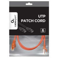 Gembird PATCH CABLE CAT6 UTP 1.5M/RED PP6U-1.5M/R GEMBIRD