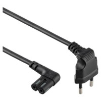Gembird CABLE POWER EU 1M/ANGLED PC-184L GEMBIRD