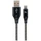 Gembird CABLE USB-C TO USB2 2M BLK/WHT/CC-USB2B-AMCM-2M-BW GEMBIRD