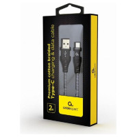 Gembird CABLE USB-C TO USB2 2M BLK/WHT/CC-USB2B-AMCM-2M-BW GEMBIRD