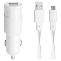 Rivacase MOBILE CHARGER CAR/WHITE VA4222 WD1 RIVACASE