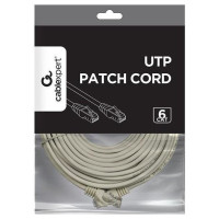 Gembird PATCH CABLE CAT6 UTP 10M/GREY PP6U-10M GEMBIRD