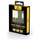 Gembird CABLE USB-C TO AUDIO 3.5MM/SOCKET A-CM-3.5FP-01 GEMBIRD