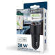 Gembird MOBILE CHARGER CAR USB 2PORT/TA-UC-AC2PDQC38-CAR-01 GEMBIRD