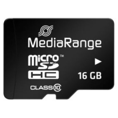 Mediarange MEMORY MICRO SDHC 16GB C10/W/ADAPTER MR958 MEDIARANGE