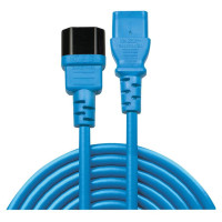 Lindy CABLE POWER IEC EXTENSION 1M/BLUE 30471 LINDY